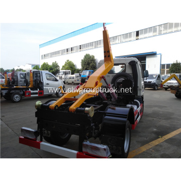 Diesel engine hook lift garabge bins vehicle